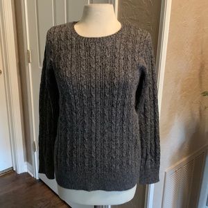 Dark grey marl sweater. Size large. NWT